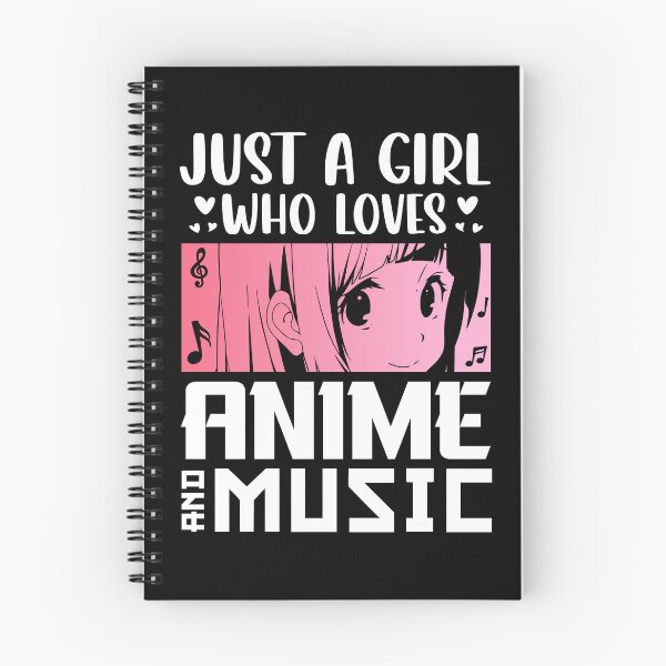 Item preview, Just A Girl Who Loves Anime & Music designed and sold by bella-rosa87.