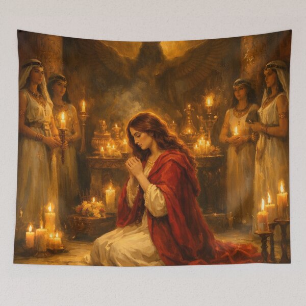 Item preview, Mary Magdalene Prays to Isis – Sacred Feminine Devotion designed and sold by SoniaSarkali.