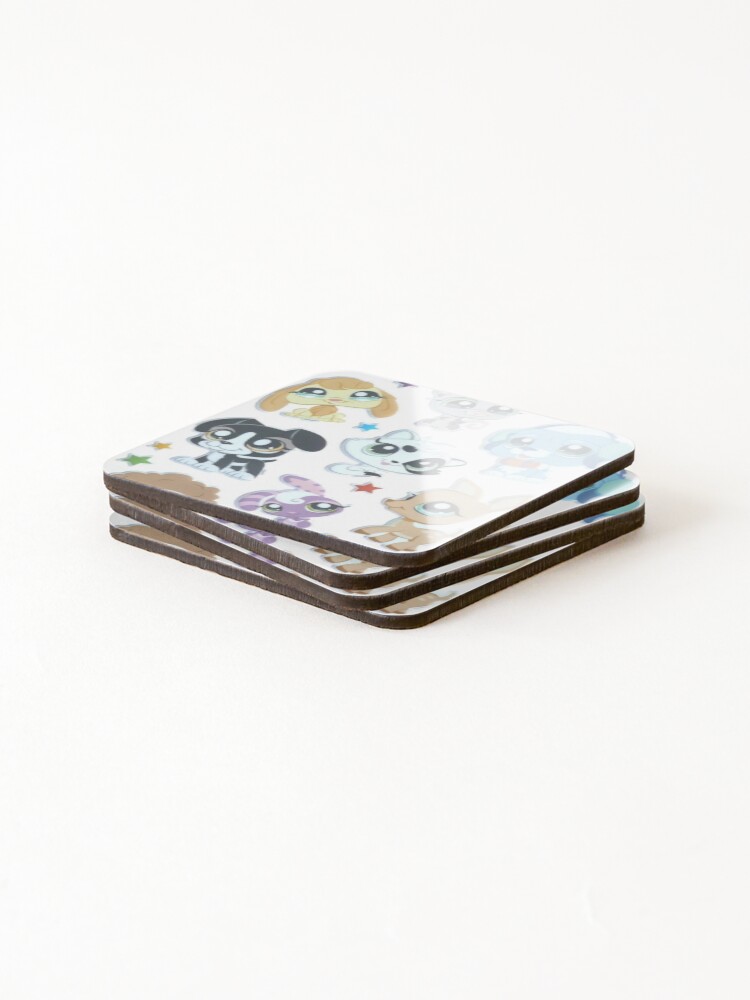 Thumbnail 4 of 5, Coasters (Set of 4), LPS Animals! designed and sold by InaneCat.