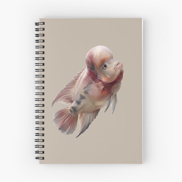 Item preview, Painted Flowerhorn Cichlid Autumn Art designed and sold by MythicCotton.