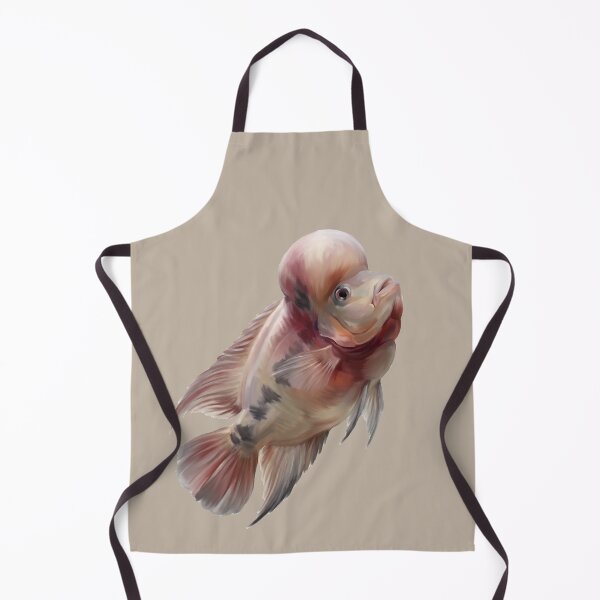 Item preview, Painted Flowerhorn Cichlid Autumn Art designed and sold by MythicCotton.