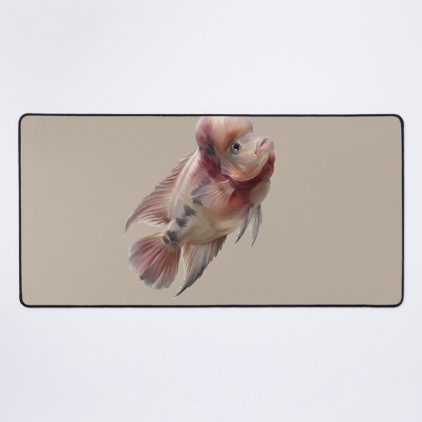 Item preview, Painted Flowerhorn Cichlid Autumn Art designed and sold by MythicCotton.