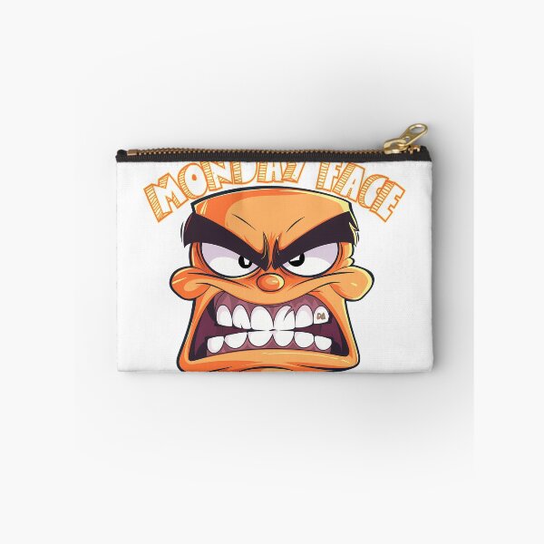 Item preview, Monday Face Angry Cartoon Mascot Grumpy Vintage Comic Orange Monster Streetwear Graphic designed and sold by DesignArtist.ia.