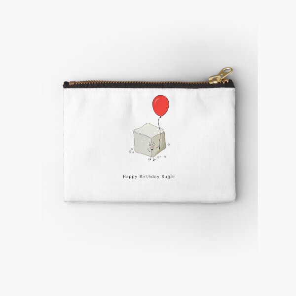 Item preview, Birthday sugar cube with a red balloon designed and sold by By The Moon.