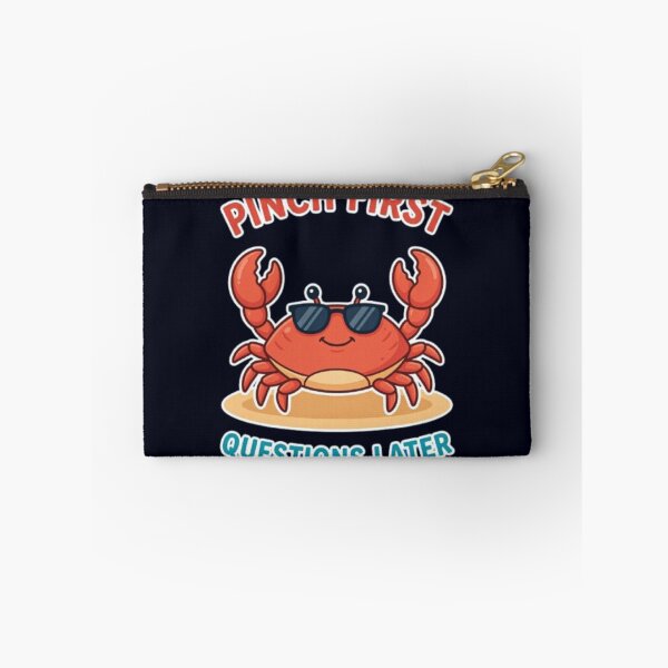 Item preview, Pinch First Questions Later Funny Crab Beach Ocean Summer Lover TshirtLover Tshirt designed and sold by HopeAndHustle.