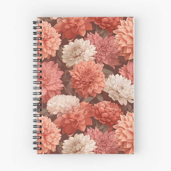 Item preview, Vibrant Dahlias Print - Flower Floral Pattern  - Retirement Gifts For Women designed and sold by RoyalStarsPatts.