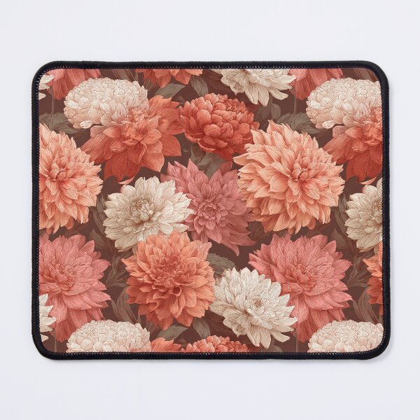 Item preview, Vibrant Dahlias Print - Flower Floral Pattern - Retirement Gifts For Women designed and sold by RoyalStarsPatts.