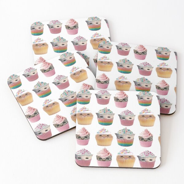 Item preview, cat cupcakes designed and sold by CatsCritterDesigns .