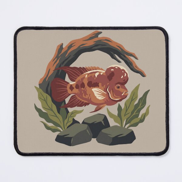 Item preview, Rustic Driftwood Flowerhorn Cichlid designed and sold by MythicCotton.