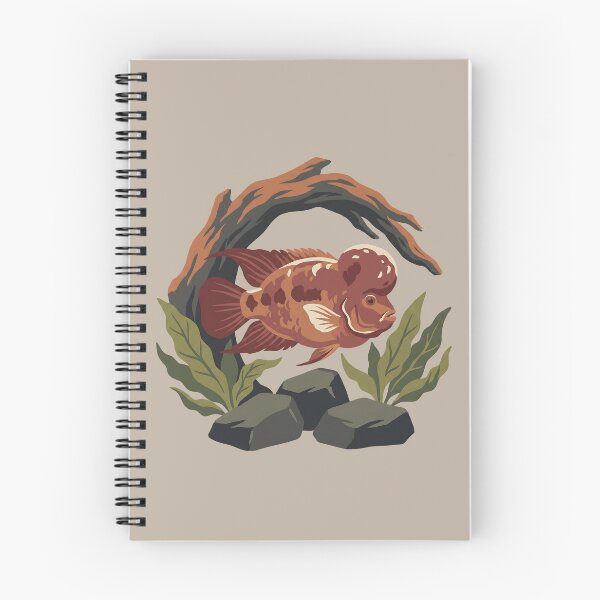 Item preview, Rustic Driftwood Flowerhorn Cichlid designed and sold by MythicCotton.