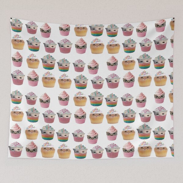Item preview, cat cupcakes designed and sold by CatsCritterDesigns .