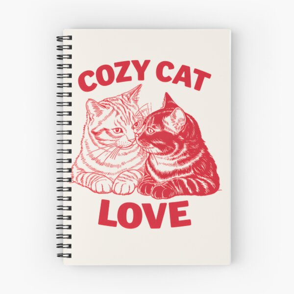 Item preview, Cozy Cat Love – Cute Romantic Cats T‑Shirt & Sticker designed and sold by ZyxDes.