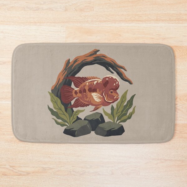 Item preview, Rustic Driftwood Flowerhorn Cichlid designed and sold by MythicCotton.
