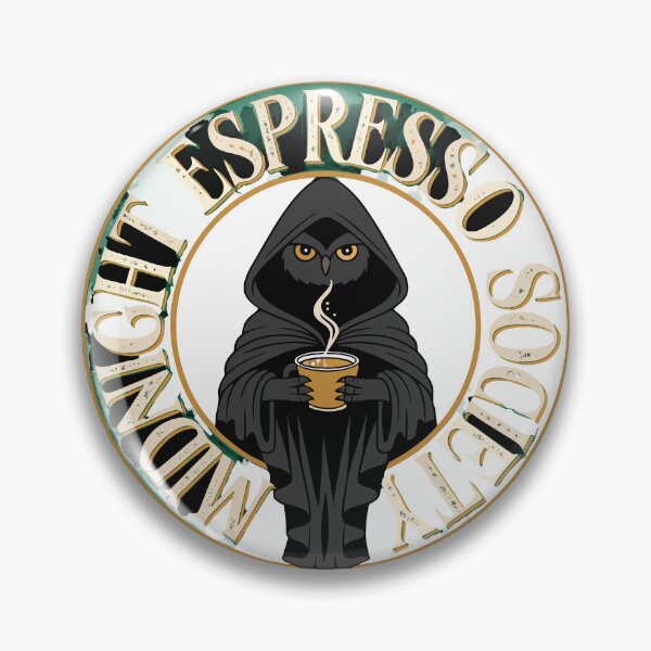 Item preview,  Vintage Gothic Coffee Sticker designed and sold by inkfusionhub99.
