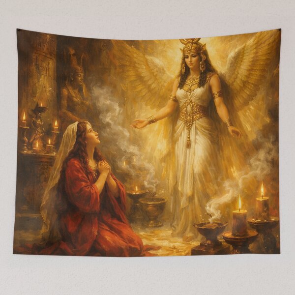 Item preview, Mary Magdalene Prays to Isis – Sacred Feminine Devotion designed and sold by SoniaSarkali.