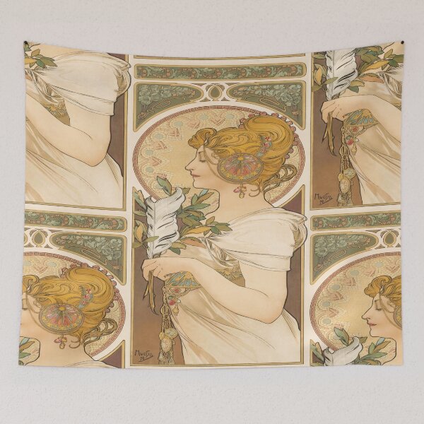 Item preview, Blonde Woman With Quill And Laurel designed and sold by artofuniverse.