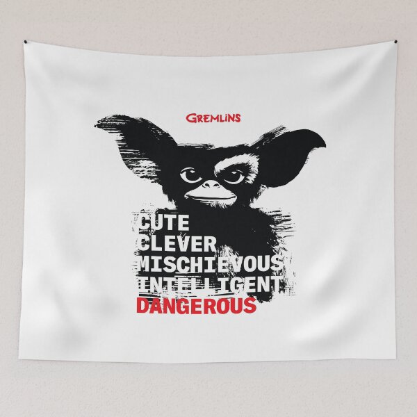 Item preview, Cute Clever Mischievous Gizmo Mogwai Stencil designed and sold by svnthaesis.