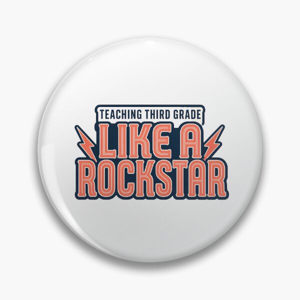 Item preview, Retro Teaching Third Grade Like A Rockstar Teacher Coffee Mug designed and sold by FestivityFinds.