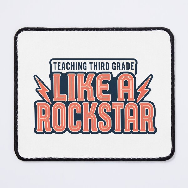 Item preview, Retro Teaching Third Grade Like A Rockstar Teacher Coffee Mug designed and sold by FestivityFinds.