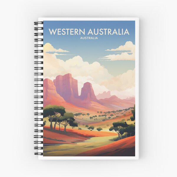 Item preview, Western Australia, Red Earth Wall Art designed and sold by MarkedArtPrints.