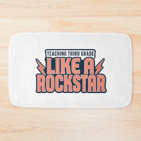 Item preview, Retro Teaching Third Grade Like A Rockstar Teacher Coffee Mug designed and sold by FestivityFinds.