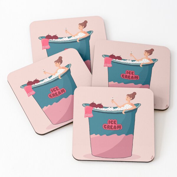Item preview, Literal Illustrations: Ice Cream Tub designed and sold by TeddyGalleria.