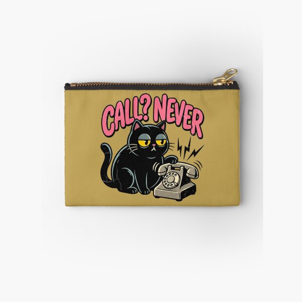 Item preview, Call Never Sarcastic Cat Phone Pop Art designed and sold by littme.