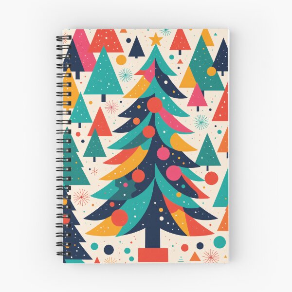 Item preview, Colorful Riso Christmas Tree designed and sold by PinOasisco.
