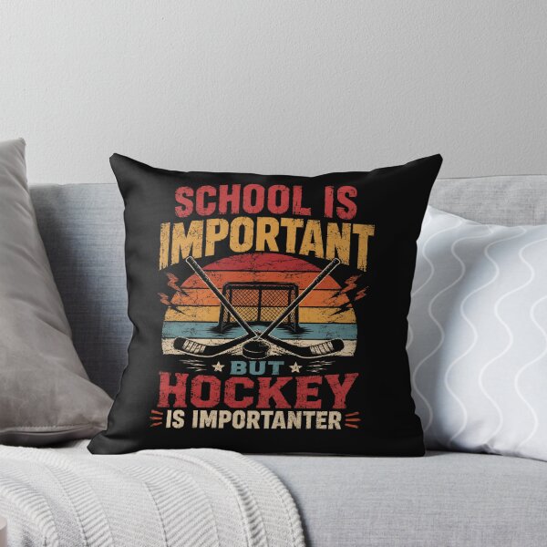 Item preview, School Is Important But Hockey Is Importanter Ice Hockey Player Fan designed and sold by JonesFlora2025.