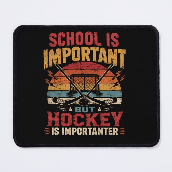 Item preview, School Is Important But Hockey Is Importanter Ice Hockey Player Fan designed and sold by JonesFlora2025.