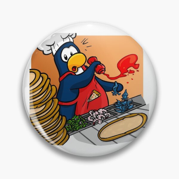 Item preview, club penguin pizza designed and sold by CatsCritterDesigns .