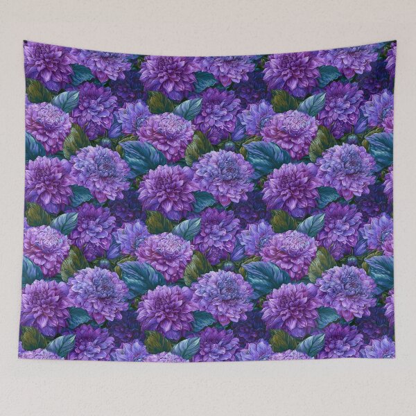 Item preview, Delicate Dahlias Flower  - Birthday Flower Pattern  - Retirement Gifts For Grandma designed and sold by RoyalStarsPatts.