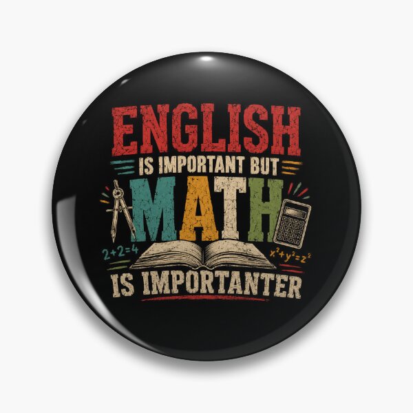 Item preview, English Is Important But Math Is Importanter Math Teacher Student Education designed and sold by JonesFlora2025.