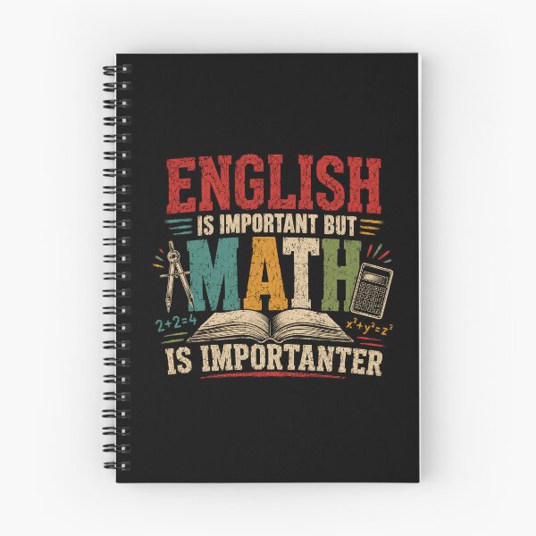 Item preview, English Is Important But Math Is Importanter Math Teacher Student Education designed and sold by JonesFlora2025.