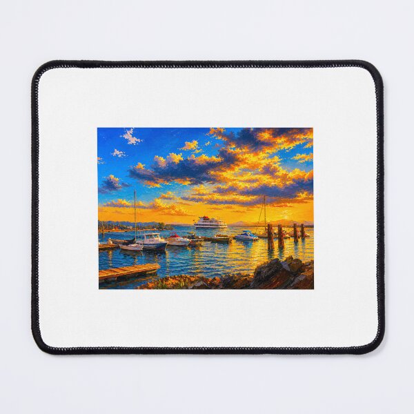 Item preview, Burlington Vermont Lake Champlain Sunset designed and sold by Vermont Gifts and Art.