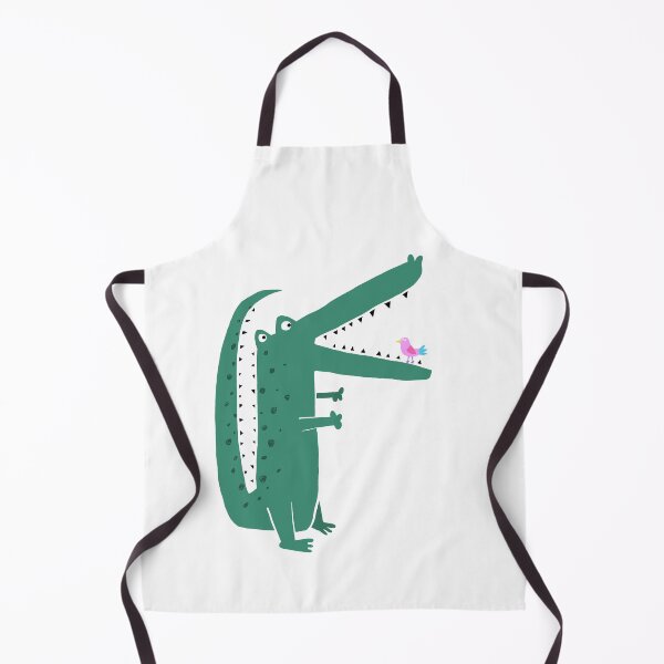 Item preview, Cute Crocodile with Small Bird Illustration by Carla Daly designed and sold by Carla Daly.