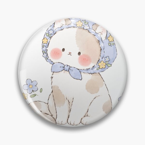Item preview, Cute Kitten in Blue Bonnet designed and sold by Partoon-dp.