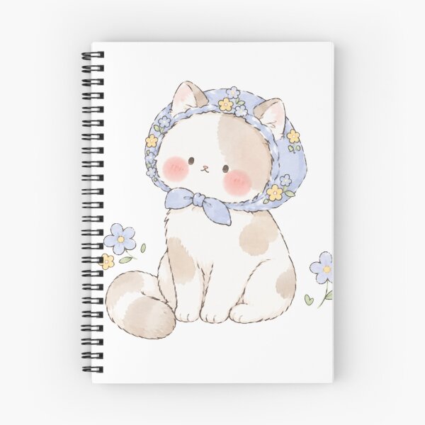 Item preview, Cute Kitten in Blue Bonnet designed and sold by Partoon-dp.