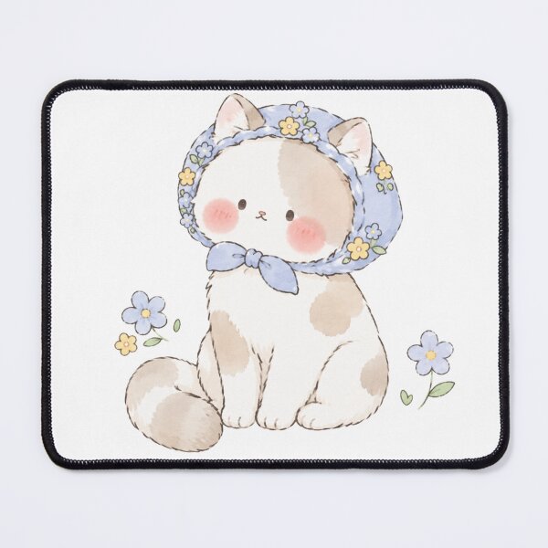Item preview, Cute Kitten in Blue Bonnet designed and sold by Partoon-dp.