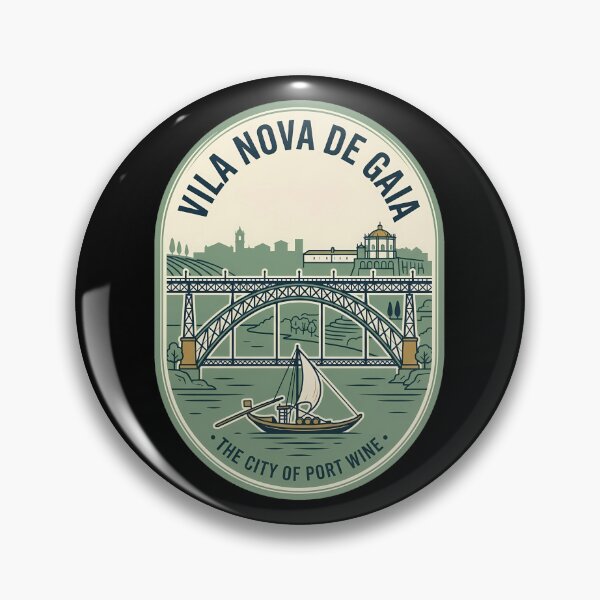 Item preview, Vila Nova De Gaia Portugal Vintage Travel Emblem designed and sold by k3rstman1.