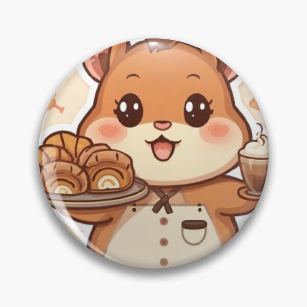 Item preview, Cute Bakery Hamster Barista | Cozy Morning Coffee Sticker designed and sold by Stylestickers55.
