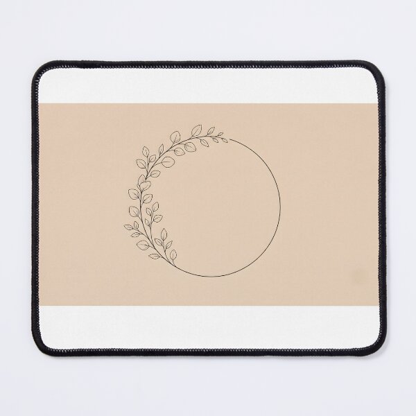 Item preview, Minimalist Eucalyptus Botanical Line Art Circular Template designed and sold by MissoStudio.