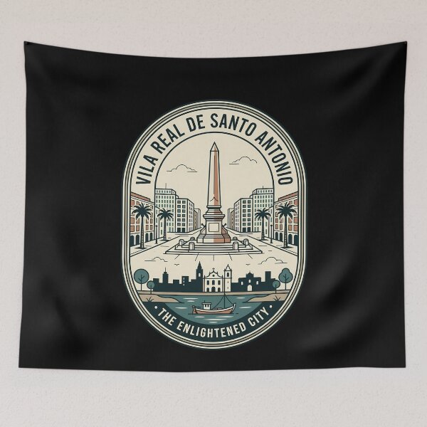 Item preview, Vila Real De Santo Antonio Vintage Travel Emblem designed and sold by k3rstman1.