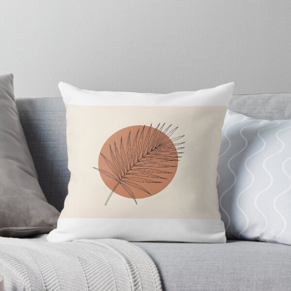 Item preview, Abstract Terracotta Sun and Palm Leaf Boho Graphic Template designed and sold by MissoStudio.