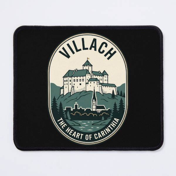 Item preview, Villach Austria Heart of Carinthia Vintage Travel Emblem designed and sold by k3rstman1.
