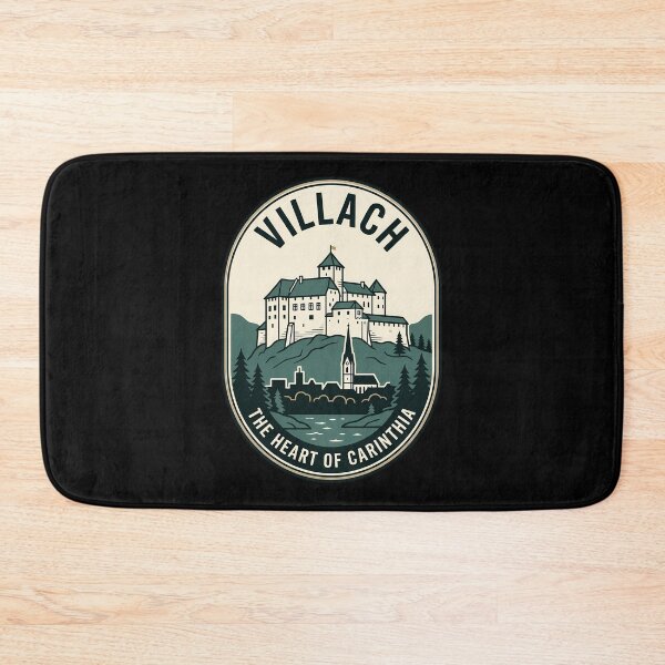 Item preview, Villach Austria Heart of Carinthia Vintage Travel Emblem designed and sold by k3rstman1.