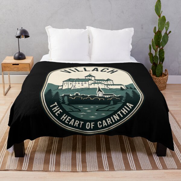 Item preview, Villach Austria Heart of Carinthia Vintage Travel Emblem designed and sold by k3rstman1.