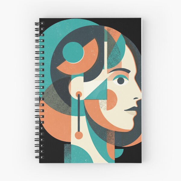 Item preview, Abstract Geometric Woman Portrait designed and sold by seven things shop.