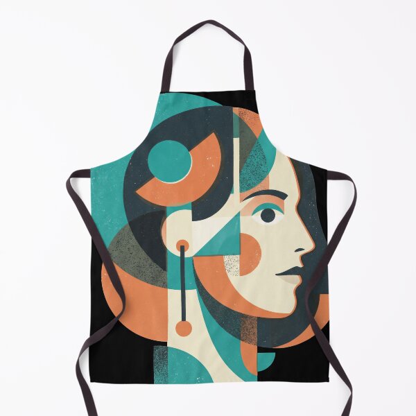 Item preview, Abstract Geometric Woman Portrait designed and sold by seven things shop.