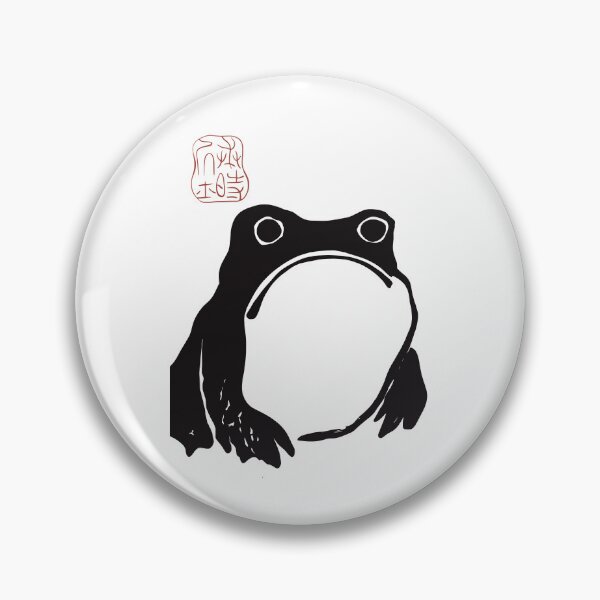 Item preview, Grumpy Frog - Matsumoto Hoji Vintage Japanese Classic designed and sold by FaizArtShop.